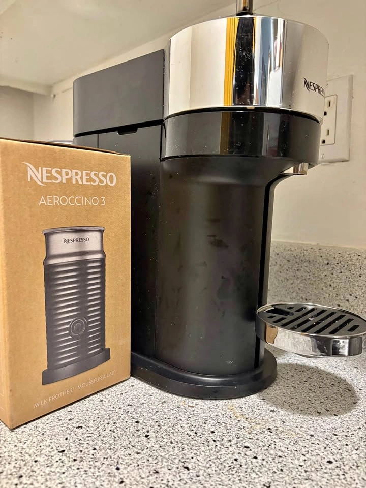 Nespresso Vertuo Next coffee and espresso machine with Aeroccino