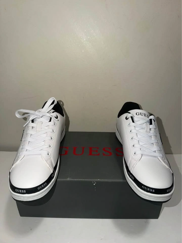 New Guess Men White Sneakers. Size 8 US. Firm price. - photo 3