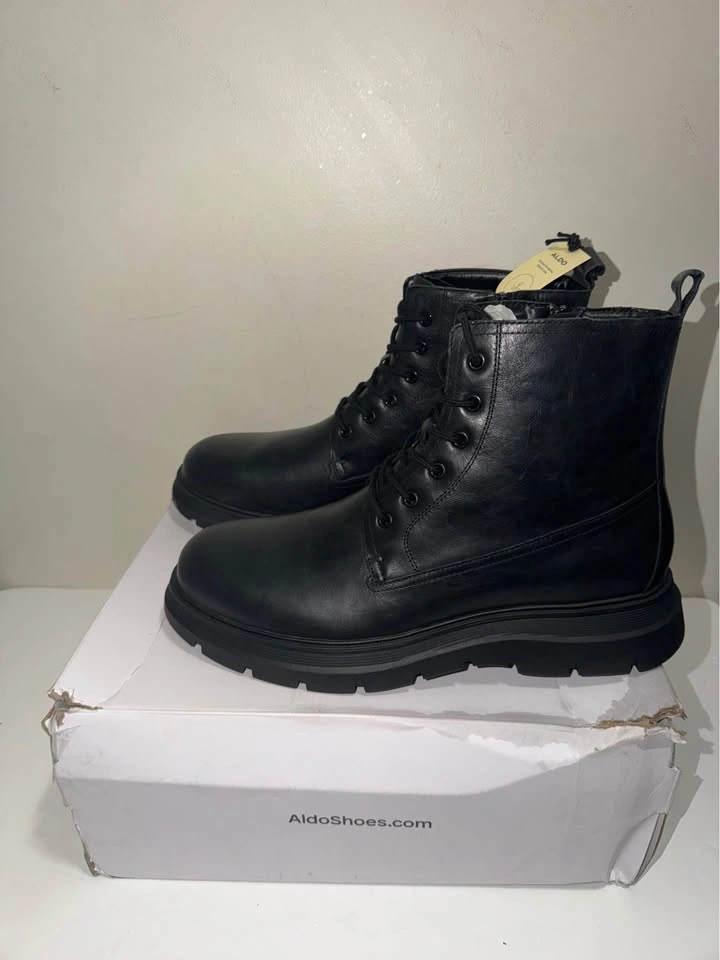 New ALDO Men Waterproof Leather Boots. Size 12 US. - photo 2