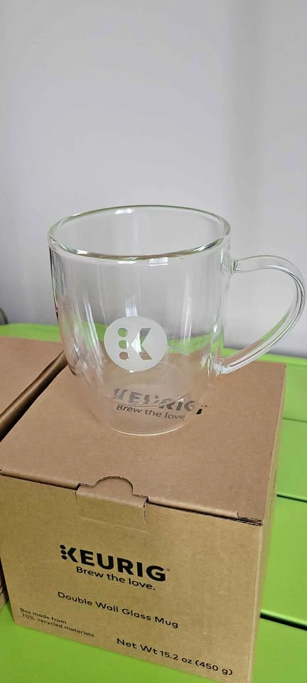 Keurig® Double Wall Glass Mug 15.2 Oz.