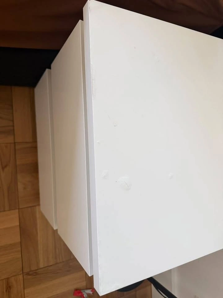White 2-Drawer Nightstand – Clean Modern Style - photo 3