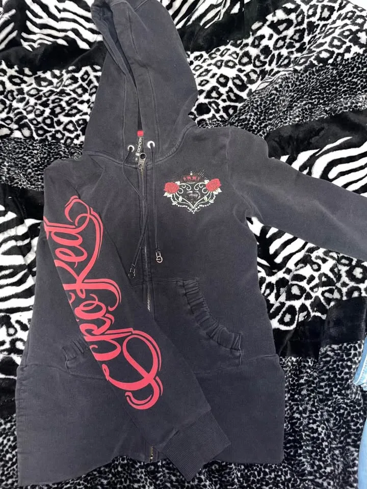 Ecko unltd red y2k hoodie image indicator(2)