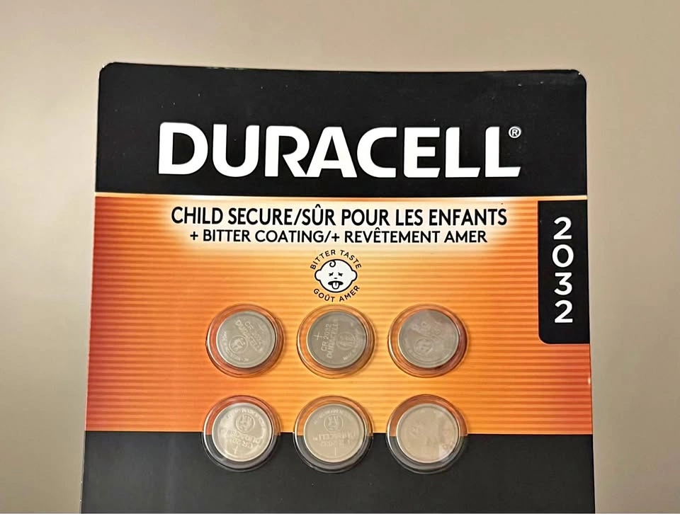 Duracell 2032 Lithium Battery, 6 Count *NEW*