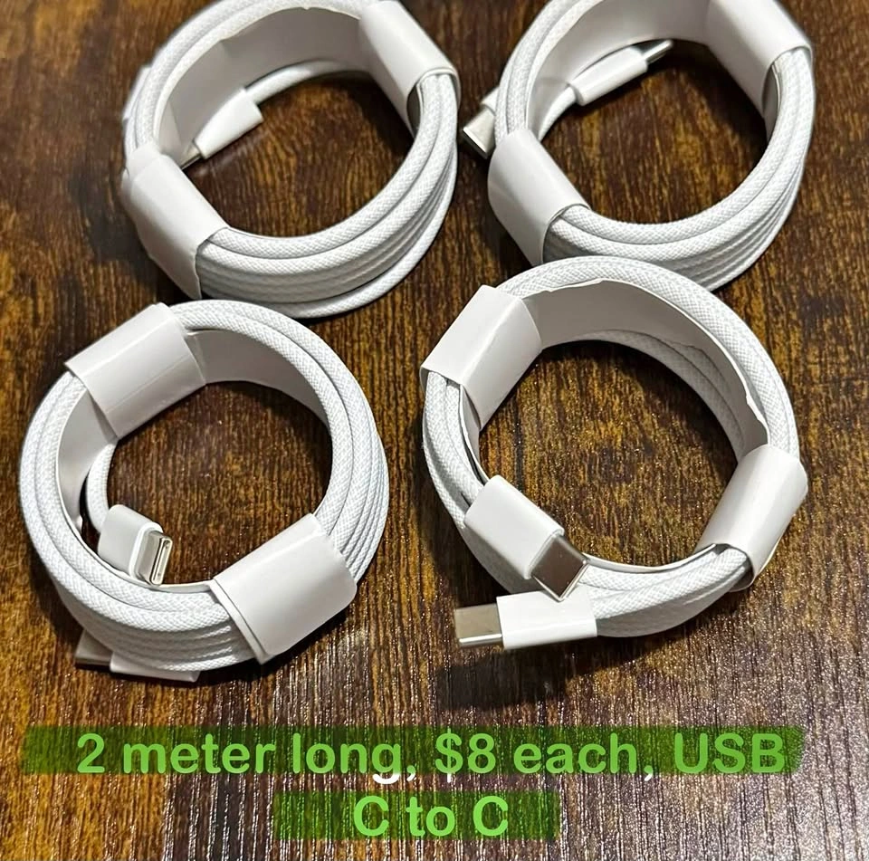 USB C 2 meter 6.6 ft fast charging cable *NEW*