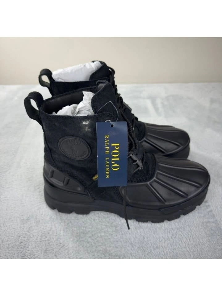 Polo Ralph Lauren NWT Oslo High Waterproof Black Boots 9D - photo 2