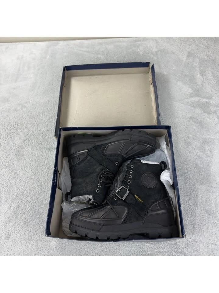 Polo Ralph Lauren NWT Oslo High Waterproof Black Boots 9D - photo 4