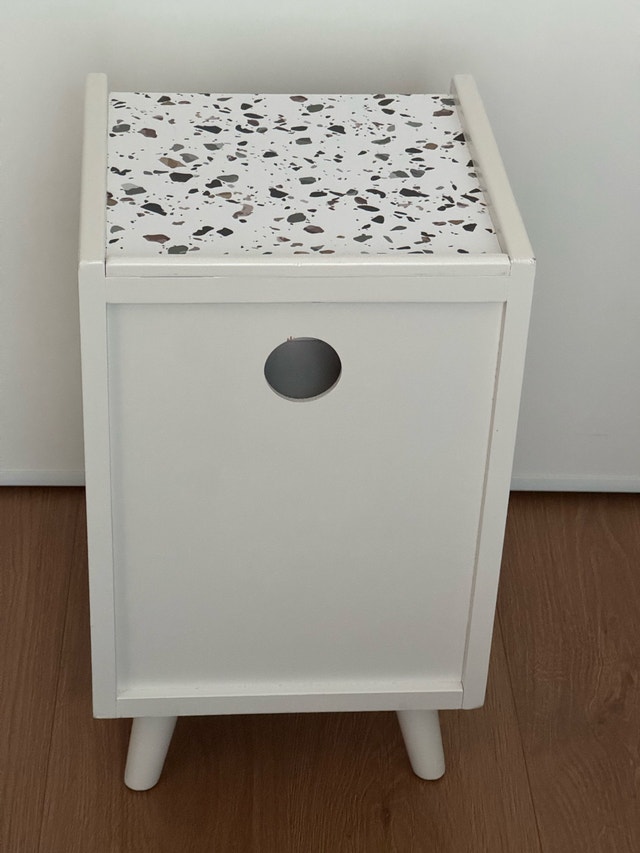 White 2-Drawer Side Table/Nightstand/Bedside Table - photo 3