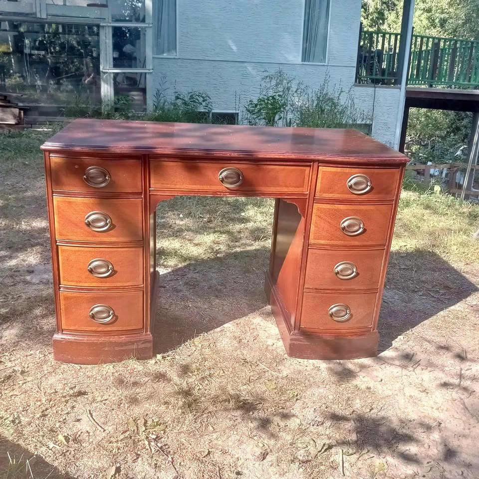 Stunning vintage study desk