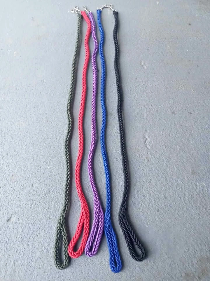 New multistrand braided 4ft dog leashes