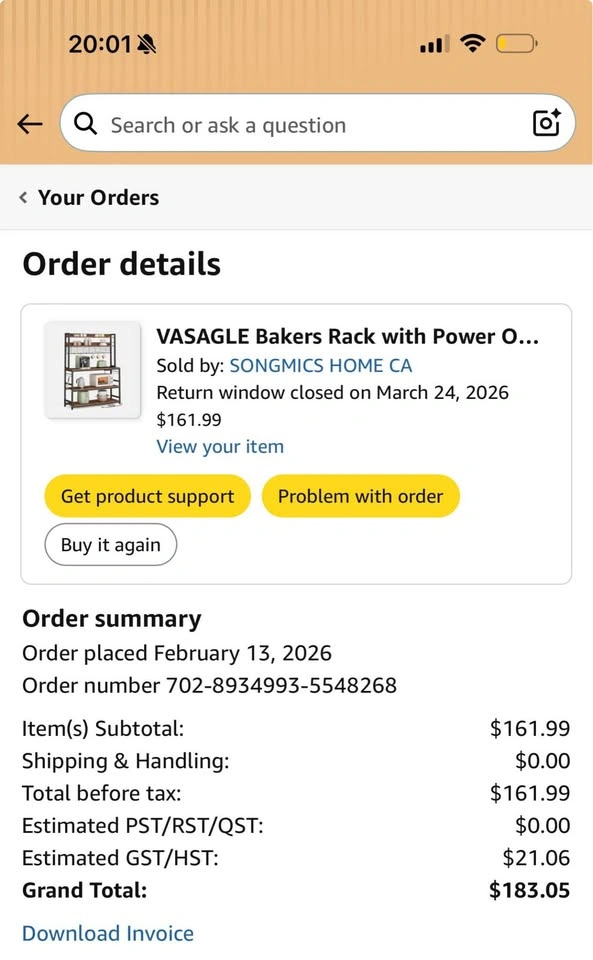 Bakers Rack with Power Outlet - photo 5