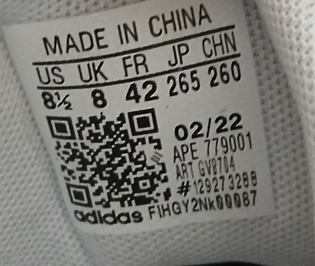 Adidas Harden Vol. 6 Basketball Shoes (US-8.5 Men/ Black+White) - photo 2