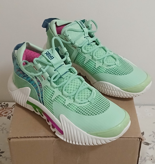 Li-Ning Bad Five 2 Basketball Shoes (US-10 Men/ Green)