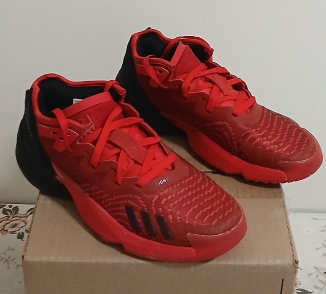 Adidas D.O.N. Issue #4 Basketball Shoes (US-8.5 Men/ Red)