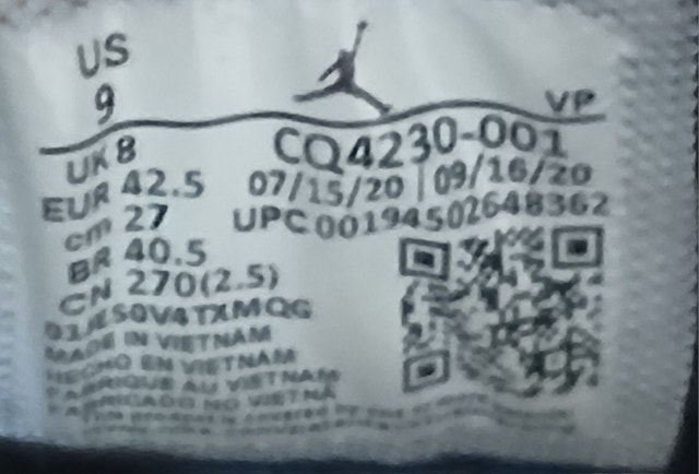 Jordan Why Not 0.4 Westbrook Basketball Shoes (US-9 Men/ Black) - photo 2