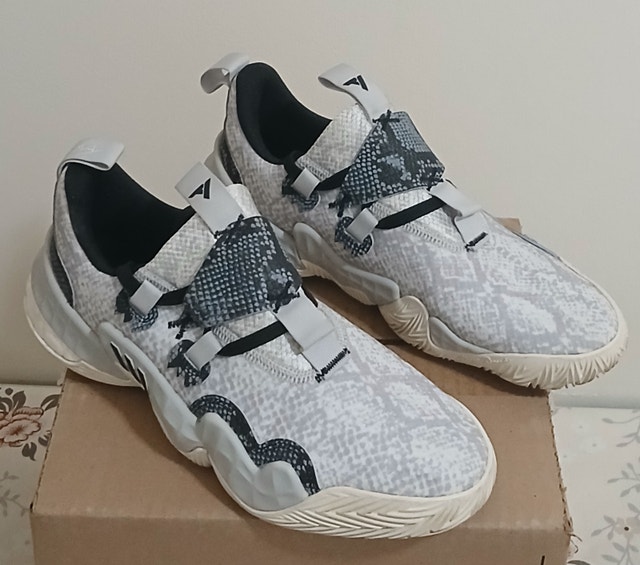 Adidas Trae Young 1 Basketball Shoes (US -8.5 Men/ Silver)