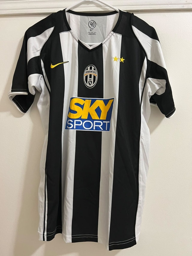 Juventus Home Football/Soccer Jersey – Nike (Black+White)