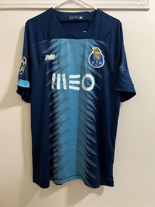 FC Porto Away Football/Soccer Jersey (Blue/Extra Large)