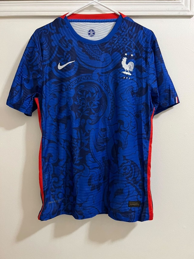 France National Team Football/Soccer Jersey – Nike (Blue/Medium)