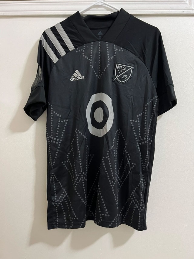 MLS 25th Season Commemorative Football Jersey (Black/Medium)