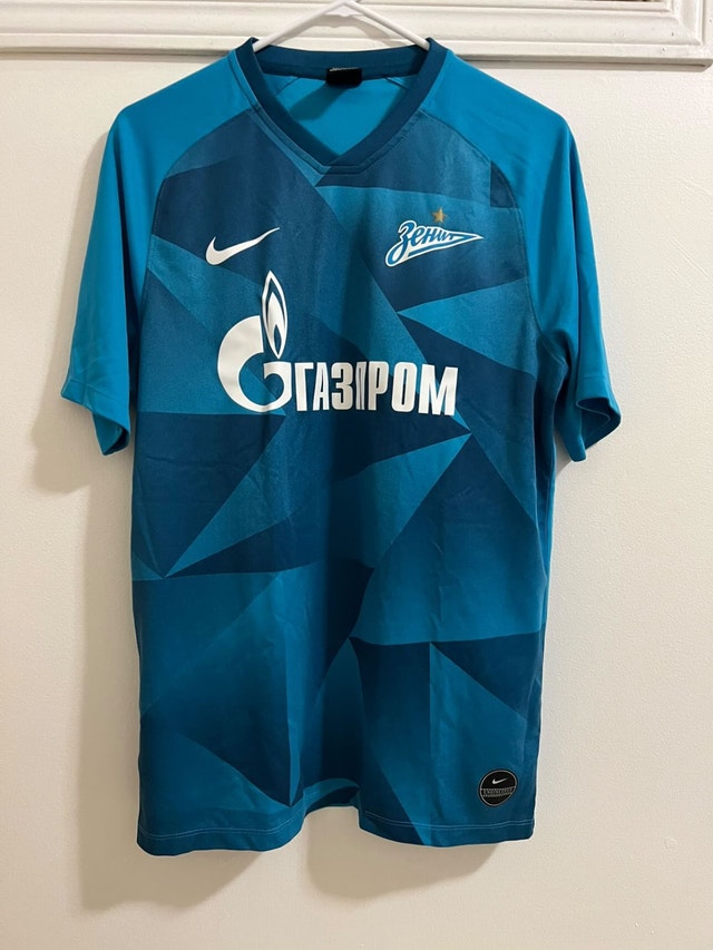 Zenit Saint Petersburg Home Football/Soccer Jersey (Blue/Medium)