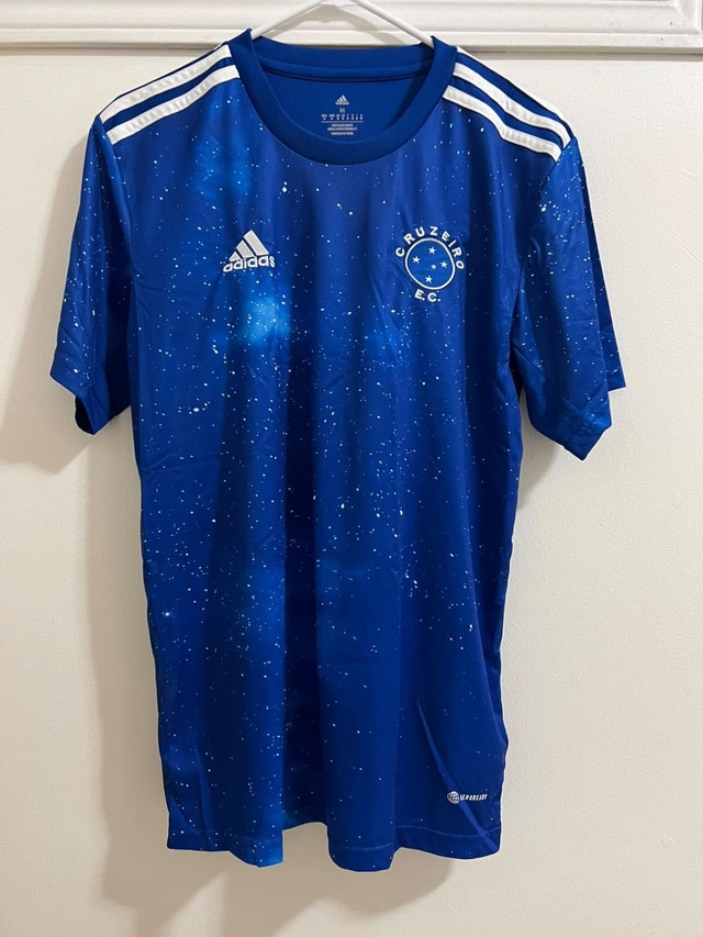 Cruzeiro E.C. Football/Soccer Jersey (Blue/Medium)