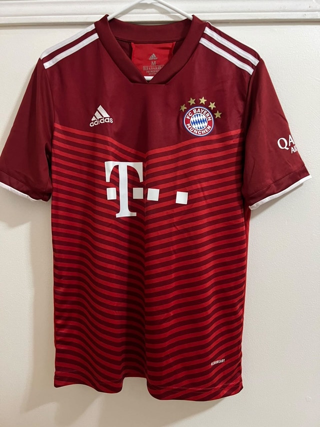 Bayern Munich Home Football/Soccer Jersey – Adidas (Red/Medium)