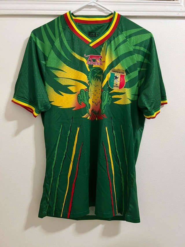 Mali National Team Away Football/Soccer Jersey (Green/Medium)