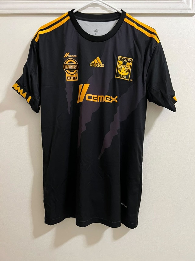 Tigres UANL Third Football/Soccer Jersey - Adidas (Black/Medium)