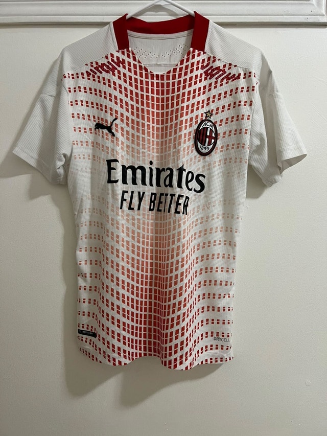 AC Milan Away Football/Soccer Jersey – Puma (White/Medium)