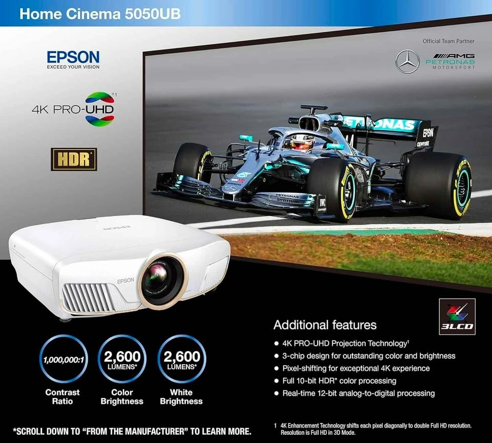 Epson Home Cinema 5050ub Projector - photo 5