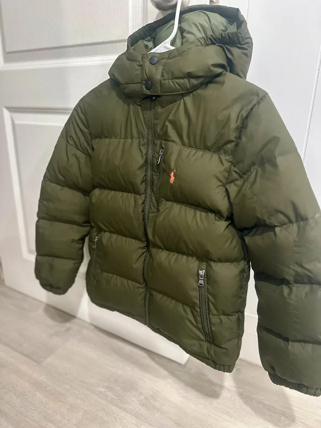 Boys Ralph Lauren puffer coat M 10-12 image indicator(4)