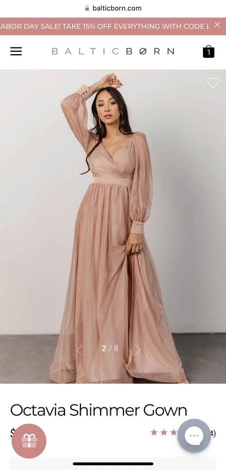 Brand New Shimmer Gown Dress - photo 3