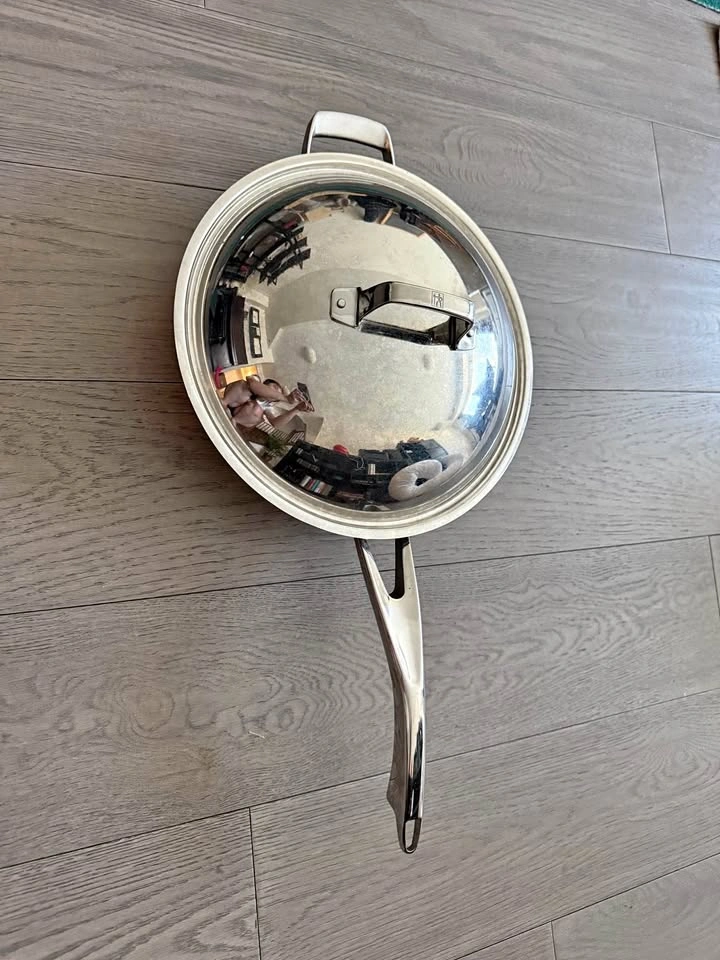 J.A. Henckels Stainless Steel Wok with lid