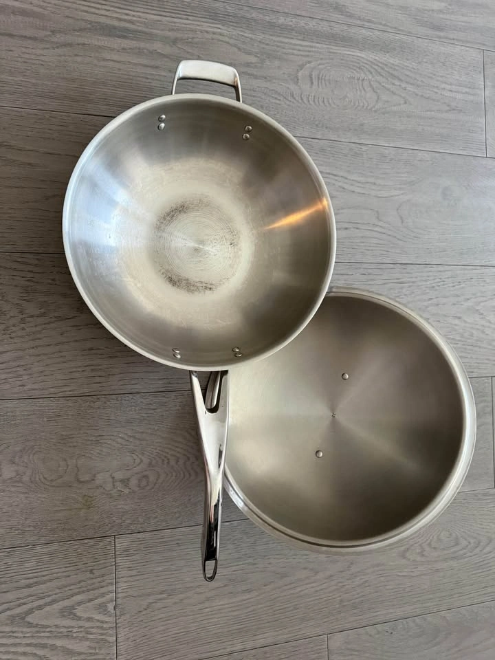 J.A. Henckels Stainless Steel Wok with lid - photo 2