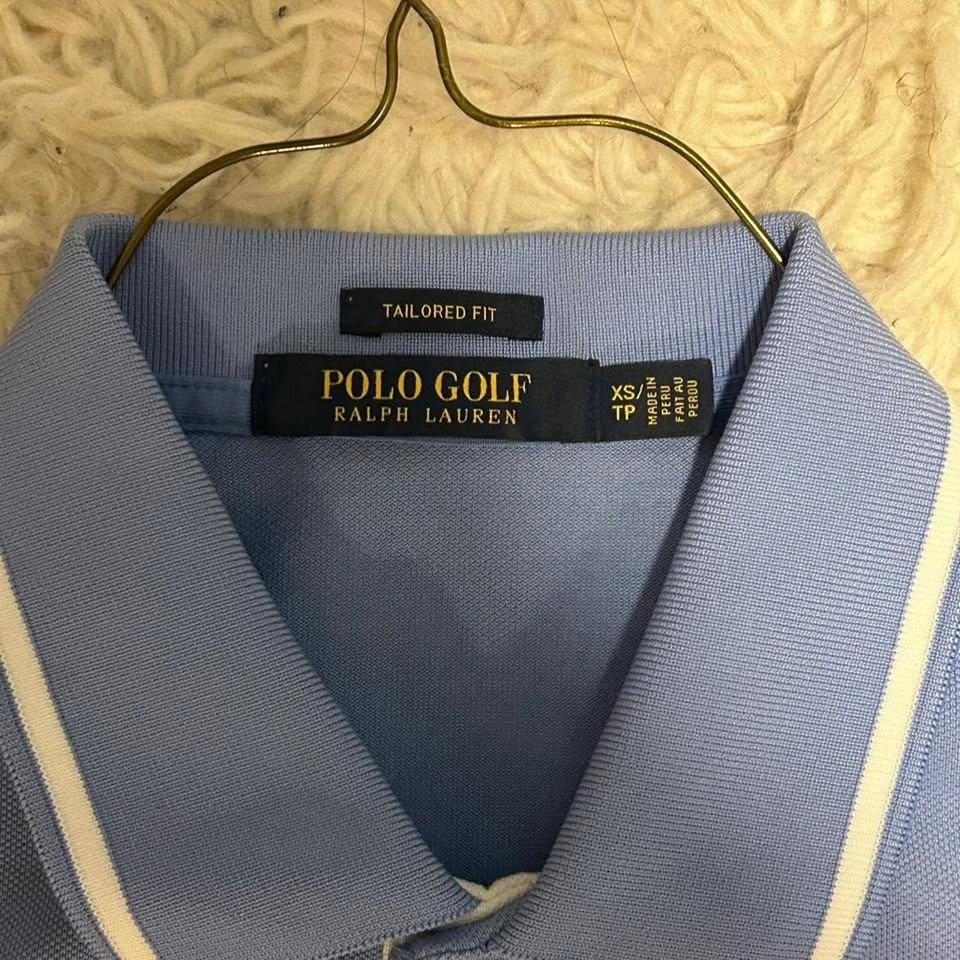 Ralph Lauren Polo Golf blue tailored-fit polo - photo 3