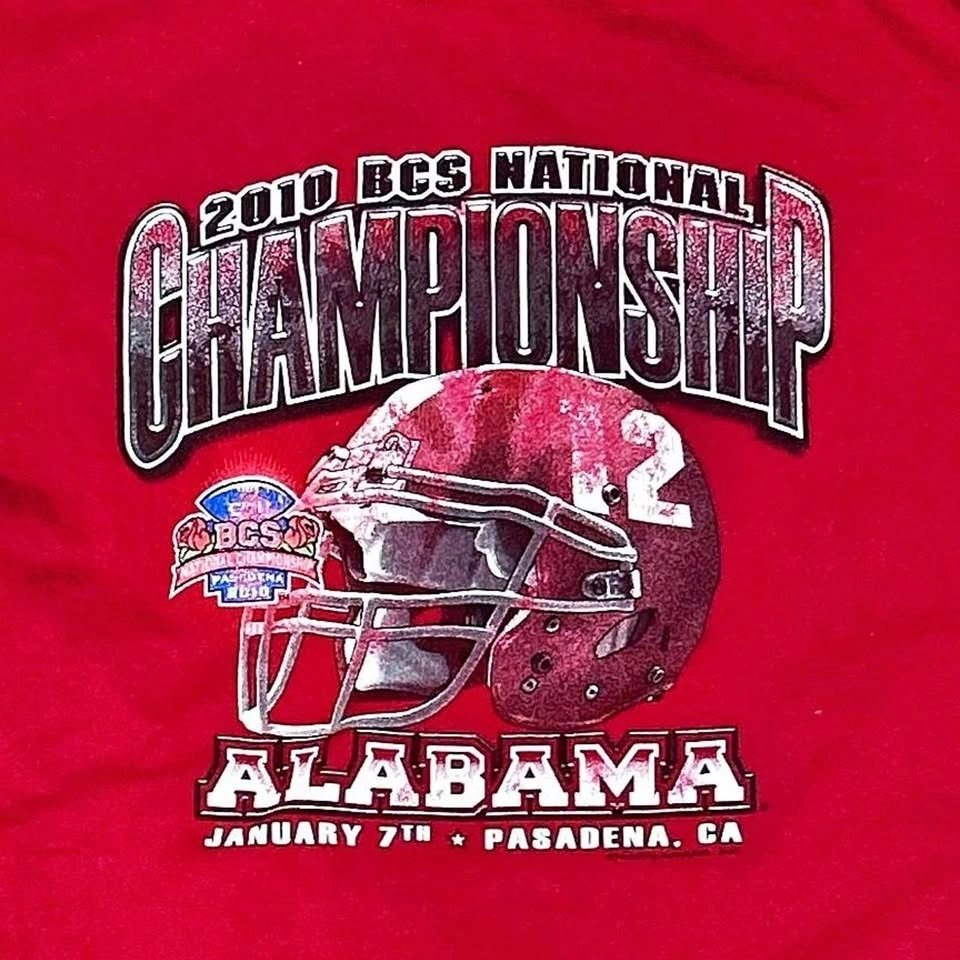 Alabama Crimson Tide 2010 BCS National Championship T-Shirt - photo 2