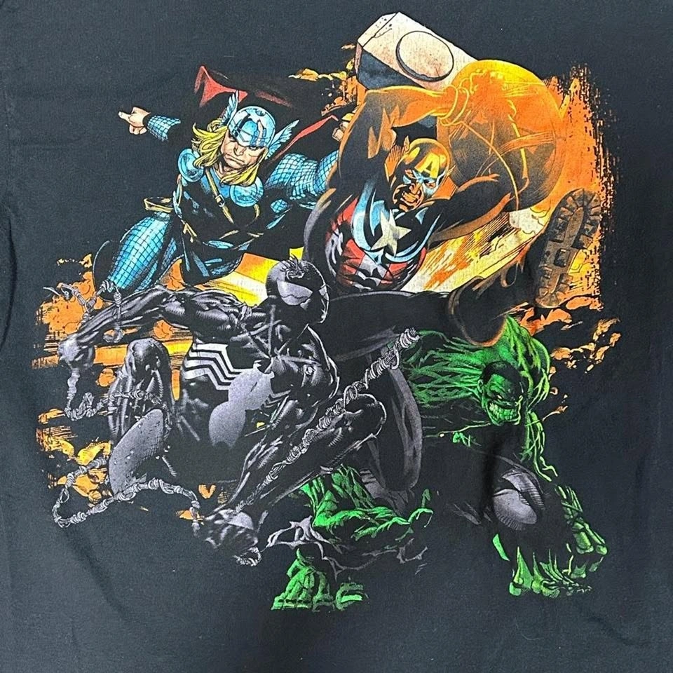 Marvel Mad Engine Superheroes Graphic T-Shirt - photo 2