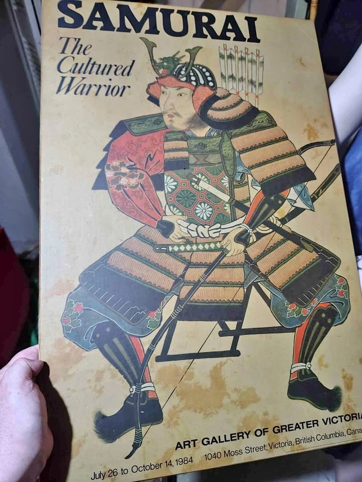 Samurai Art Plaque Museum of Victoria 1984