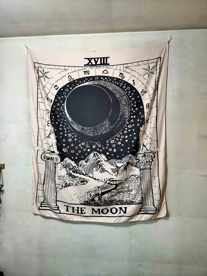 Moon tarot Wall tapestry
