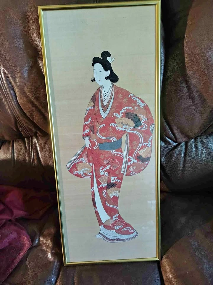 Japanese woman art print