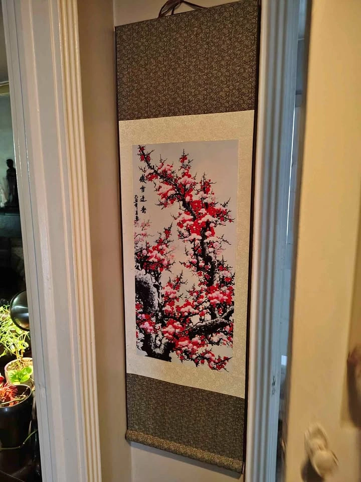 Cherry Blossom Wall Hanging Art Print