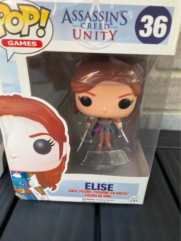 Lot of 3 Funko Pop! Games Assassin's Creed Aveline, Arno, and El - photo 5