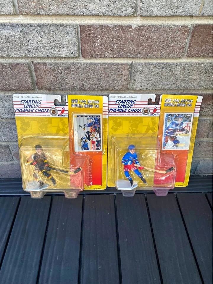 1994 Kenner Starting Lineup NHL Pavel Bure & Brian Leetch Lot