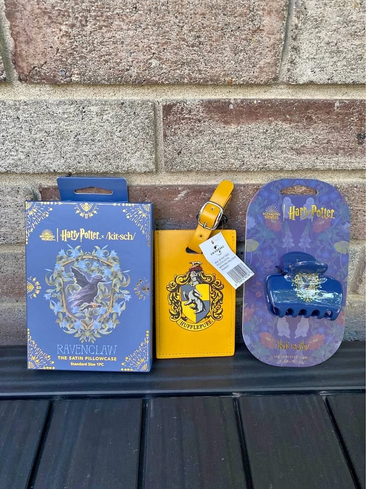 Harry Potter x Kitsch Ravenclaw & Hufflepuff Accessory Bundle