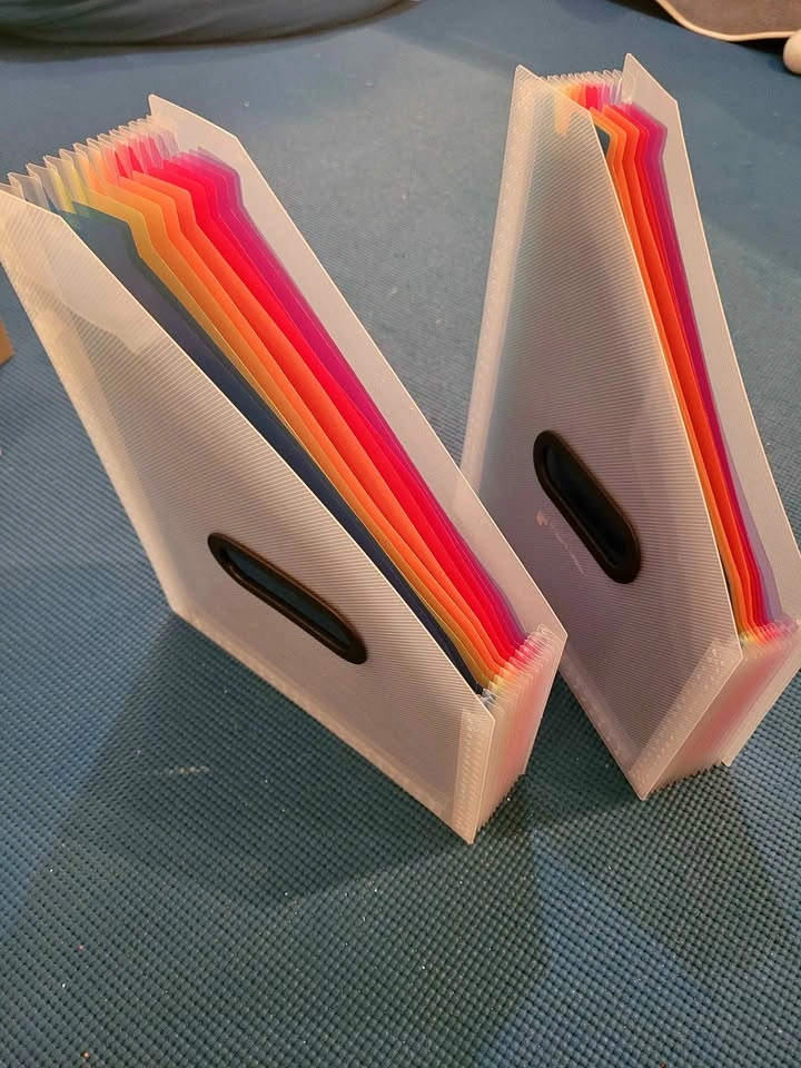 2 Folders with sections