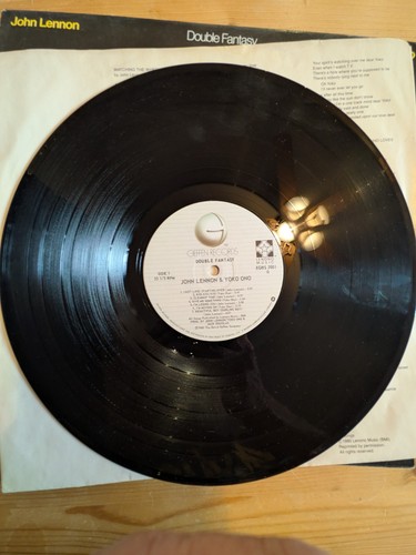 John Lennon Yoko Ono Double Fantasy Vinyl LP 1980 Canada - photo 4
