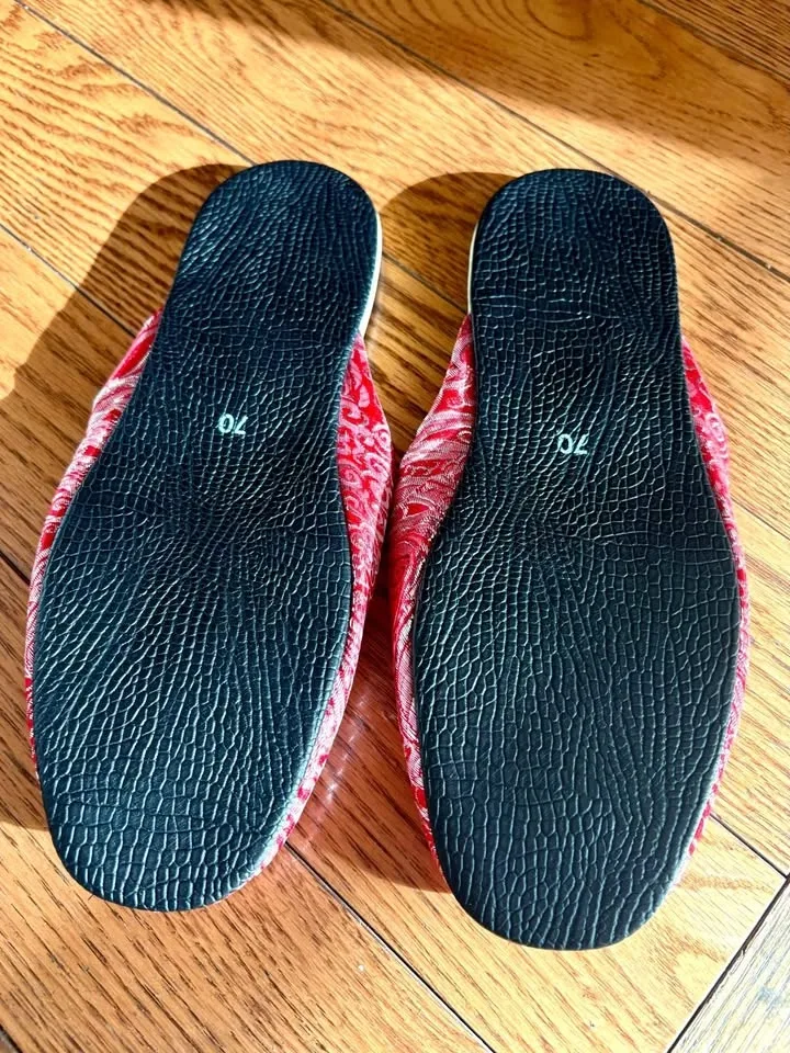 Brand New Sindart Crafted Elegant Embroidered Footwear Size 7 - photo 2