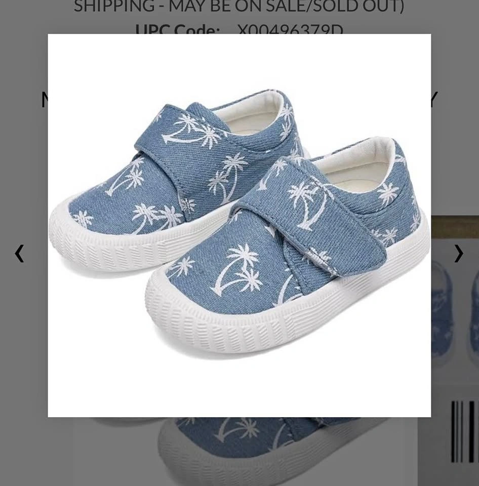 JACK & LILY KIDS WALKING SHOES 4.5-5.5Y