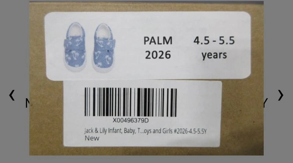 JACK & LILY KIDS WALKING SHOES 4.5-5.5Y - photo 2