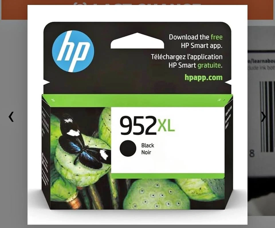 HP 952 XL BLACK INK - BRAND NEW